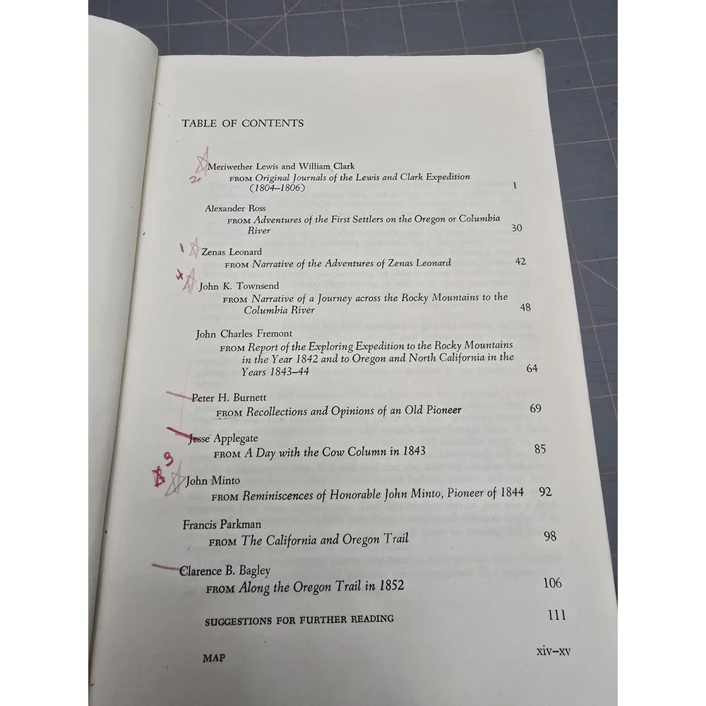 RARE Westward‎ to Oregon: Selected Source Materials for College Research Papers